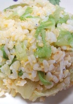 レタスとしらすの簡単チャーハン-レシピのメイン写真