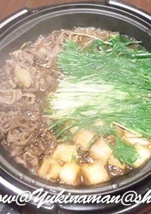 グリル鍋で簡単☆すき焼き-レシピのメイン写真