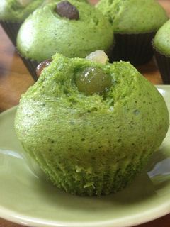 HM濃い抹茶練乳蒸しパン♡-レシピのメイン写真