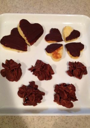 簡単！ホットケーキとチョコレート♡-レシピのメイン写真