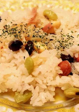 ♡美肌♡色とりどり豆ピラフ-レシピのメイン写真