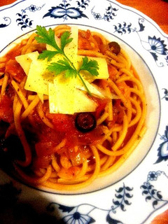 小エビとベーコンのアラビアータ風パスタ-レシピのメイン写真