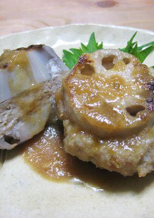 れんこんのはさみ焼き-レシピのメイン写真