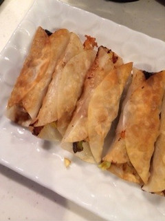 簡単♡餃子の皮でパリパリ巻き♡-レシピのメイン写真