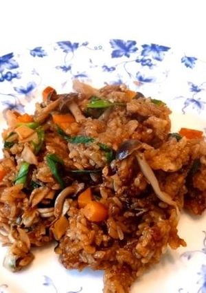 あさり缶DE炊き込み味噌おこわ-レシピのメイン写真