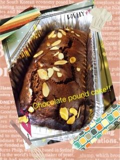 チョコレートのパウンドケーキ-レシピのメイン写真