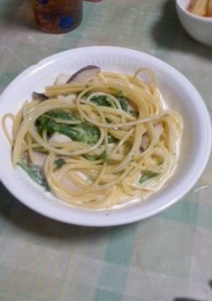 菜の花とエリンギのパスタ-レシピのメイン写真