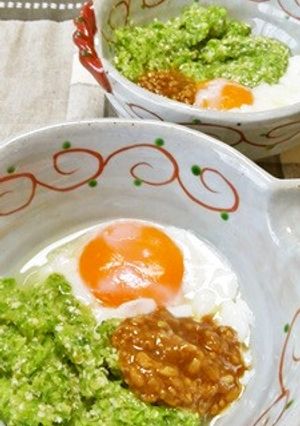 白飯が進むぅ~オクラ・卵・醤油麹3色小鉢-レシピのメイン写真