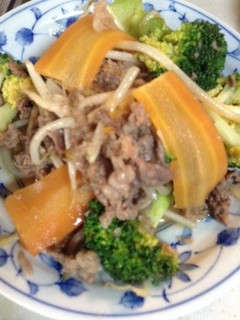 プルコギ風牛肉とブロッコリーの炒め物-レシピのメイン写真