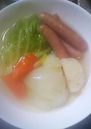 春キャベツのコンソメ煮込み-レシピのメイン写真