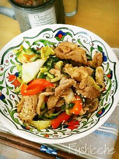 豚肉野菜のコチュジャン炒め-レシピのメイン写真