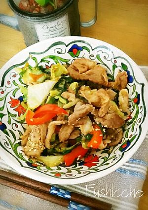 豚肉野菜のコチュジャン炒め-レシピのメイン写真