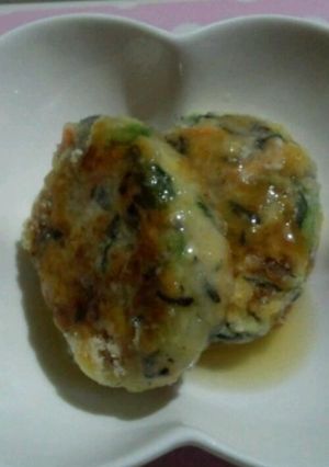 ヒジキたっぷり すりみ焼き-レシピのメイン写真