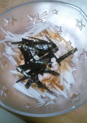 切り方がコツシャキシャキ大根サラダ-レシピのメイン写真