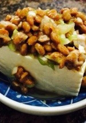 サッパリ冷奴〜甘辛納豆添え〜-レシピのメイン写真