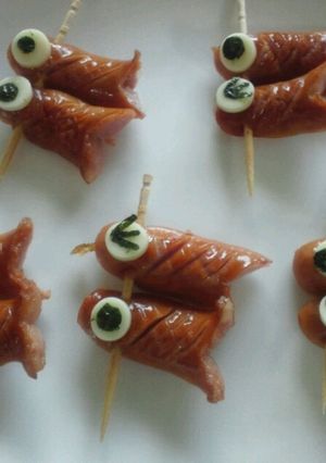 キャラ弁パーツ。こいのぼり-レシピのメイン写真