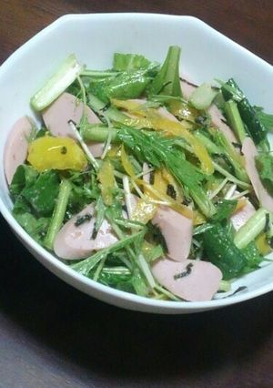たらこソースで☆しゃきしゃき野菜サラダ-レシピのメイン写真