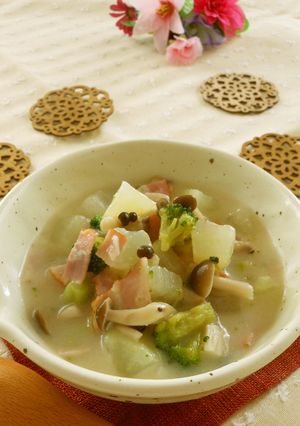 野菜を食べる♫大根のミルク味噌スープ-レシピのメイン写真