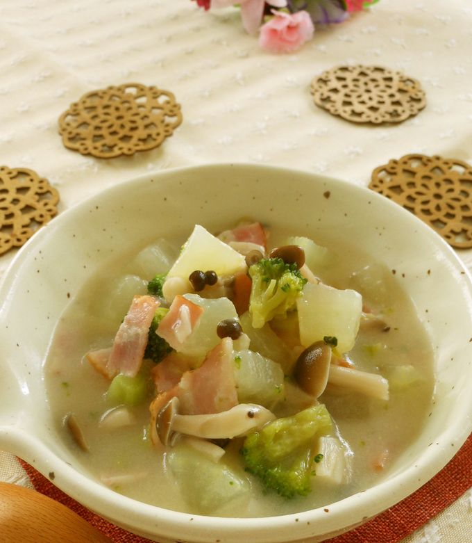 野菜を食べる♫大根のミルク味噌スープ-レシピのメイン写真