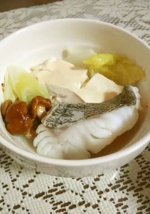 豆腐とたらのレンジでチン-レシピのメイン写真