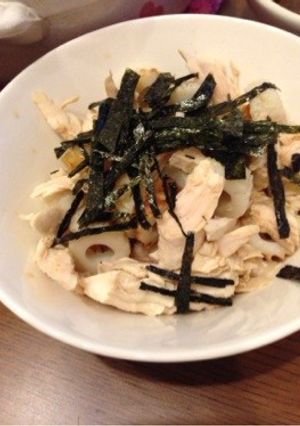 ササミとちくわのサラダ-レシピのメイン写真