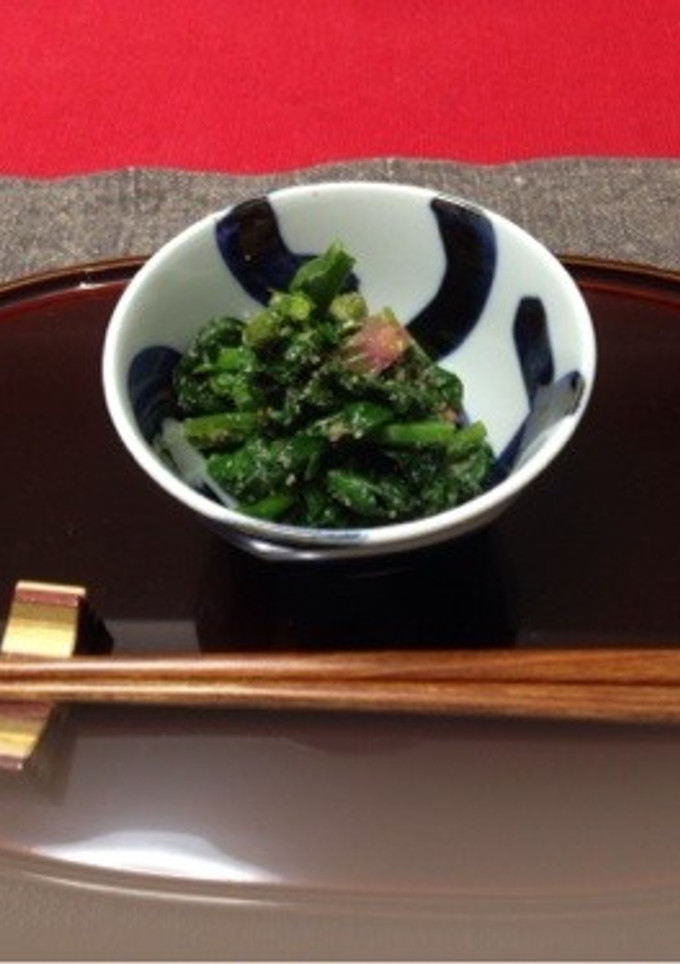 ほうれん草のごまあえ-レシピのメイン写真