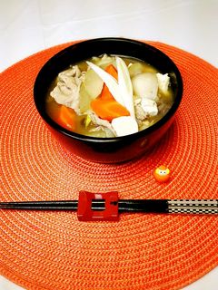【ママレシピ】激ウマな「福島芋煮汁」-レシピのメイン写真