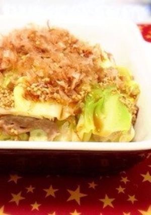 簡単!レンジで豚キャベツ-レシピのメイン写真