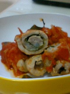 ポークロール!トマト煮こみ!!-レシピのメイン写真