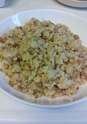 簡単パラパラ納豆炒飯-レシピのメイン写真