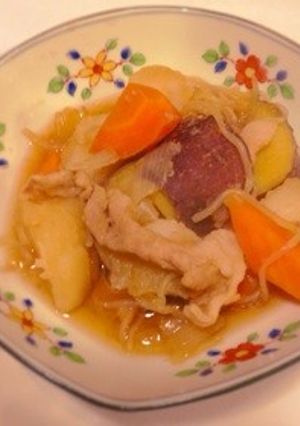 自然な甘みさつまいも豚肉じゃが☻-レシピのメイン写真