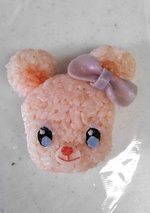 アイカツ　エンジェリィベアおにぎり-レシピのメイン写真