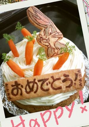 バックスバニーの人参ケーキ卵１個2014-レシピのメイン写真