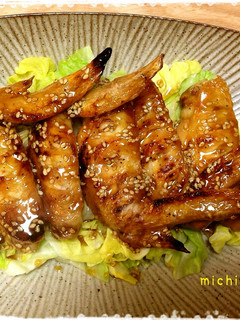 ★手羽先のグリル焼き 簡単甘辛ダレ★-レシピのメイン写真