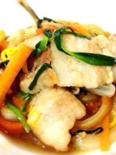 簡単!豚肉のスタミナ炒め!-レシピのメイン写真