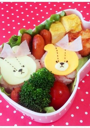 ルルロロちゃんお弁当※改良版♡-レシピのメイン写真
