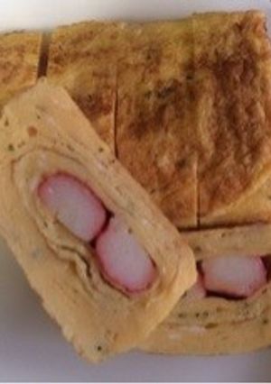 卵焼きサラダスティック巻き-レシピのメイン写真