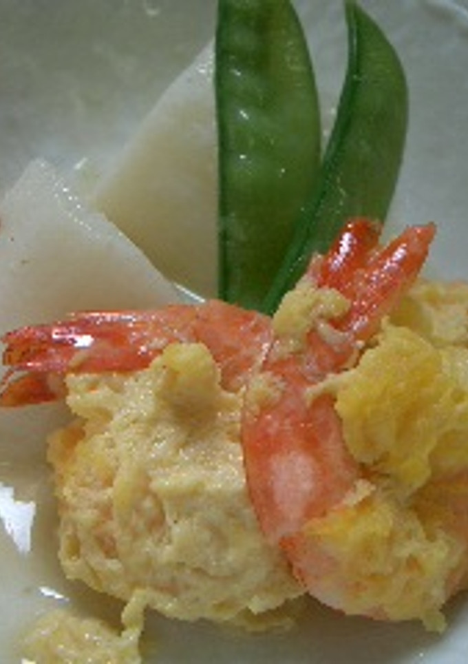 長いもとえびの煮物-レシピのメイン写真