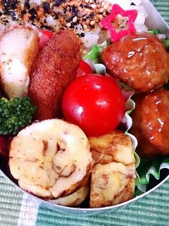 *卵一個でお弁当の卵焼き*-レシピのメイン写真