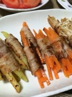 簡単!肉巻き野菜-レシピのメイン写真