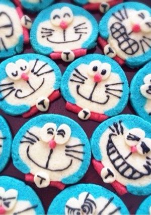 ドラえもんかわいいアイスボックスクッキー-レシピのメイン写真