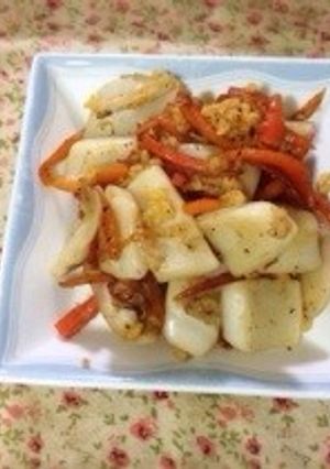 イカと人参のきんぴら○作り置きおかず-レシピのメイン写真