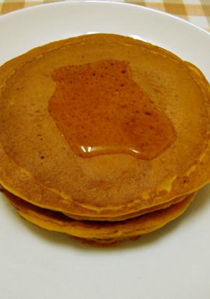 ★野菜ジュースとヨーグルトのパンケーキ♪-レシピのメイン写真