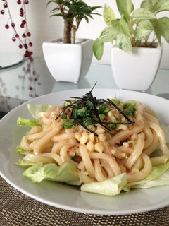 冷凍うどんで簡単節約おひる-レシピのメイン写真