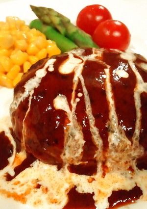 肉汁たっぷりふわふわジューシーハンバーグ-レシピのメイン写真