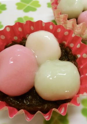 春色✿3色白玉-レシピのメイン写真