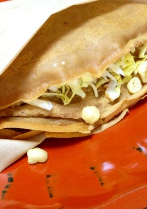もんじゃクレープ-レシピのメイン写真