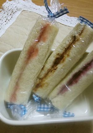 簡単✩ポップなくるりんサンドイッチ-レシピのメイン写真