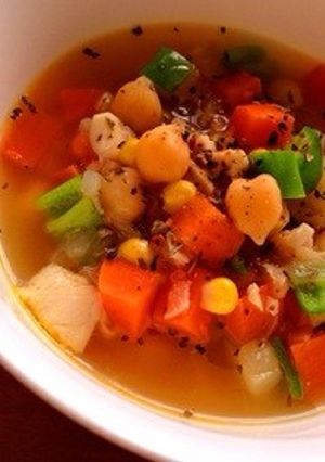 野菜を食べるスープ-レシピのメイン写真