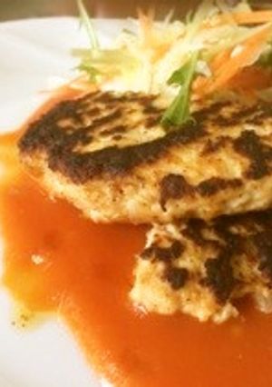 ★ヘルシーで極旨！チキンハンバーグ★-レシピのメイン写真